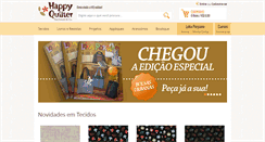 Desktop Screenshot of happyquilter.com.br