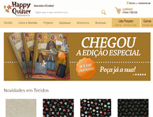 Tablet Screenshot of happyquilter.com.br